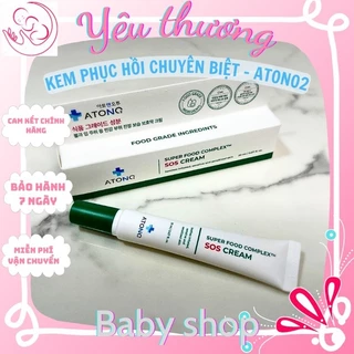 Kem phục hồi chuyên biệt SOS Cream ATONO2 -  an toàn và hiệu quả, làm dịu và phục hồi da bé