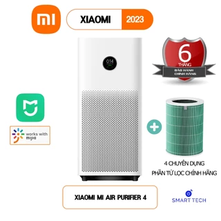 Máy Lọc Không Khí SMART TECH VN - Máy Lọc Nước Xiaomi Smart Air Purifier 4 Thiết Kế Nhỏ Gọn Mang Lọc Ion Khử Mùi