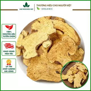 Bạch truật sao vàng, hạ thổ 500g, khô, thơm, sạch - Chợ Thảo Dược Việt