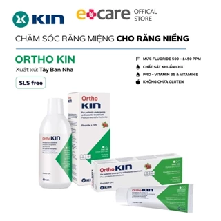 Kem đánh răng, nước súc miệng cho răng niềng OrthoKIN-Tây Ban Nha