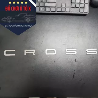 Chữ CROSS đuôi xe phong cách mới