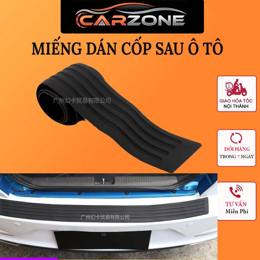 Miếng Dán Bảo Vệ Cốp Xe Ô Tô,Chống Trầy Xước Cốp Sau, Miếng Dán Trang Trí