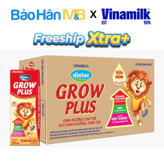 Sữa bột pha sẵn Grow Plus Vinamilk - Phát triển toàn diện - Thùng 48 hộp 180ml