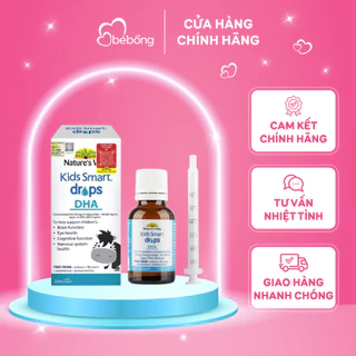 DHA Nature's Way Kid Smart giúp phát triển não bộ cho bé 20ml - có tem