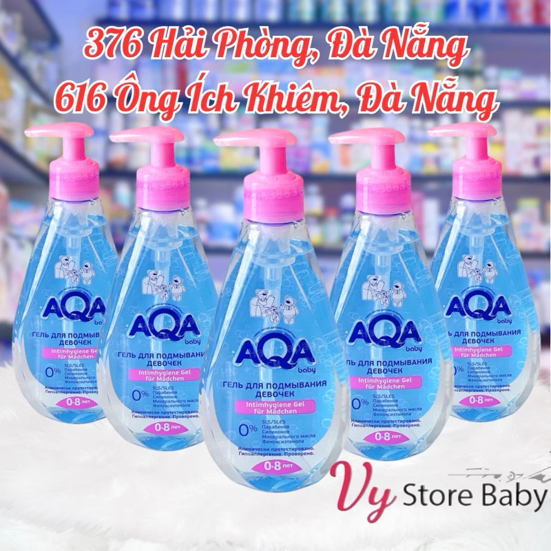 Dung dịch vệ sinh cho bé Aqua Nga 300ml