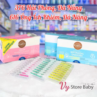 Nước nhỏ mũi xanh-vàng Gifrer Pháp cho bé-hộp 20 ống