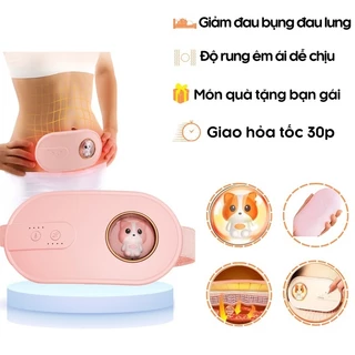 Máy Massage Bụng Kinh Chính Hãng Guross Giảm Đau, Làm Ấm Bụng, Lưng, Tử Cung Cho Nữ Đến Tháng