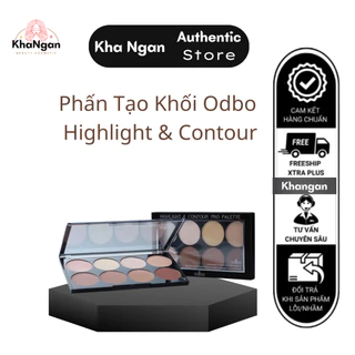 Phấn Tạo Khối 8 Màu ODBO Highlight & Contour Pro Palette