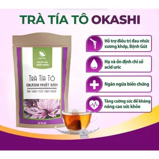 Trà tía tô okashi Nhật Bản thành phần thảo dược cải thiện gút, khớp tê bì tay chân 60 túi lọc