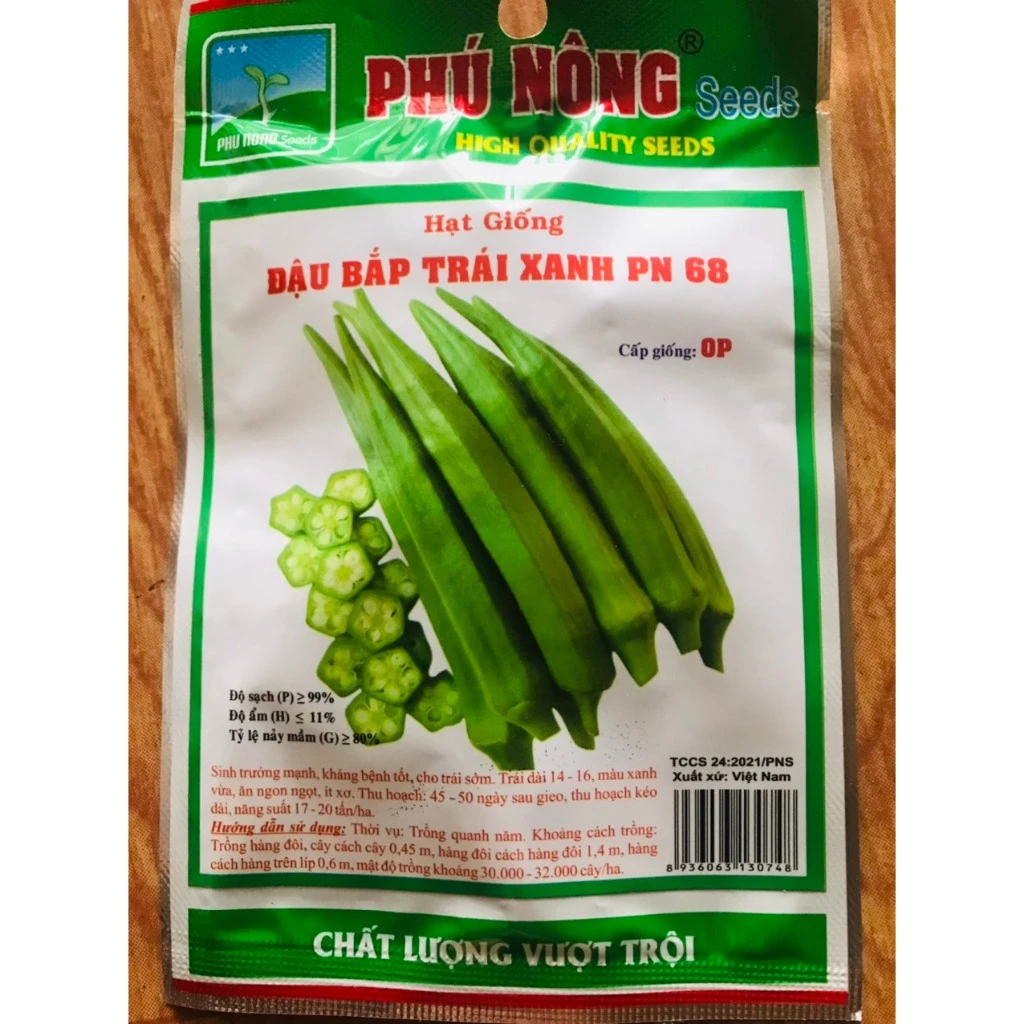 Hạt Giống Đậu Bắp Trái Xanh, Đậu Bắp Cao Sản Siêu Trái Năng Suất Cao