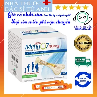 Midu MenaQ7 180mcg – Phát triển chiều cao cho trẻ em và giúp xương chắc, dài, dẻo dai