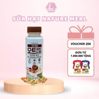 Sữa Hạt Yến Mạch, Hạnh Nhân, Óc Chó Nature Meal Hỗ Trợ Tăng Đề Kháng, Sức Khỏe Trí Não, Ổn Định Đường Huyết Cho Cả Nhà