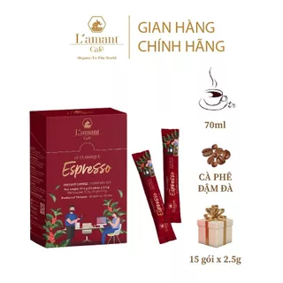 Combo 02 hộp Espresso hòa tan (Hộp 37.5g x 15 gói)