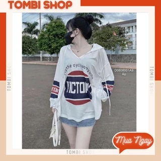 Áo thun giấy cổ tim tay dài hàng đẹp QC! | TOMBI SHOP