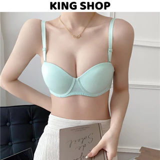 Áo ngực nâng ngực cotton mút mỏng nhẹ thoải mái, có gọng tạo khe quyến rũ KINGSHOP - A824