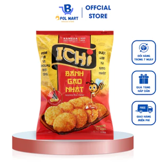 (Mã NSF02P130 giảm 30K) Bánh Gạo Nhật Ichi Vị mật ong 100g đậm vị thơm ngon POL MART