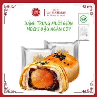 Bánh Trứng Muối Giòn Kết Hợp Mochi Đậu Ngàn Lớp Siêu Ngon [Lẻ - Không Hộp]