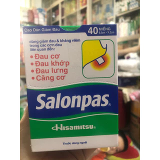 miếng dán chân tay salonpas