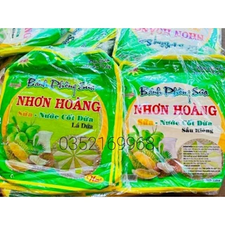 [Hàng bán chạy nhất] Combo 4 bịch bánh phồng sữa sầu riêng cốt dừa,sữa dứa Nhơn Hoàng gói 220gr