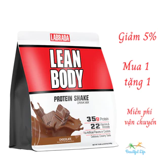 Sữa Thay Thế Bữa Ăn Tiện Lợi -Labrada Lean Body Bổ Sung 40g Protein, Vitamin Khoáng Chất Thiết Yếu, Tăng Cơ Nạc, Đốt Mỡ