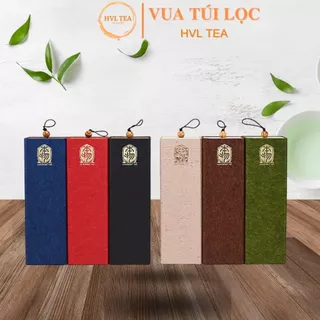 Hộp trà giấy dạng kéo, hộp quà tặng cổ điển - HVL TEA