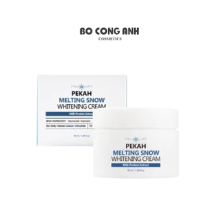 Kem Dưỡng Trắng Da Nâng Tone Pekah Melting Snow Hàn Quốc 50ml