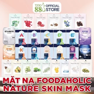 Mặt nạ giấy Foodaholic cấp ẩm, nâng cơ, chăm sóc da toàn diện 23g NPP Tido88