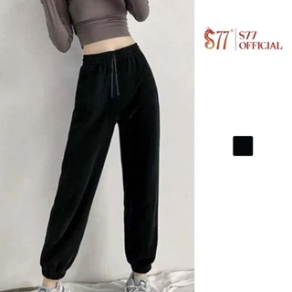 Quần jogger vải đũi tổ ong mềm mịn mướt tay mặc mát S77.SP011946.4