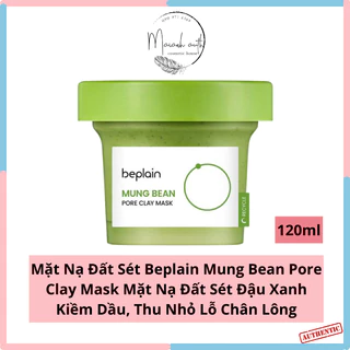 Mặt Nạ Đất Sét Beplain Pore Clay Mask Mặt Nạ Đất Sét Đậu XanhThu Nhỏ Lỗ Chân Lông Cho Da 120ml