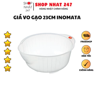 [Hỏa Tốc HN] Giá vo gạo , dụng cụ vo gạo có lỗ thoát nước Inomata Nội địa Nhật Bản