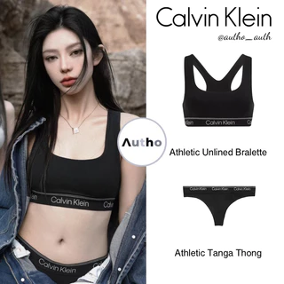 [Sẵn/Chính Hãng 100%] Set Nữ Calvin Klein Athletic Mới 2023 Bra/Bikini Màu Đen