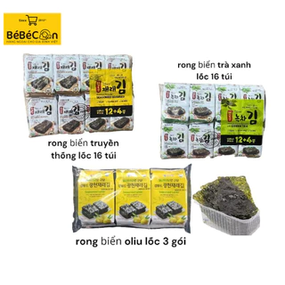 Rong Biển Ăn Liền Hàn Quốc Lốc 16 Túi