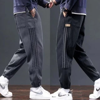 Quần Jogger Nam,Có Co Giãn Nhẹ,Chất Vải Mềm Mịn,Thiết Kế Sọc,Dễ Phối Đồ,Dành Cho Các Bạn Có Cá Tính Năng Động,Trẻ Trung