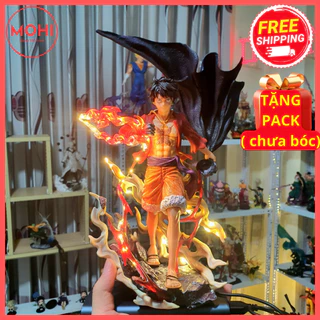 Mô hình Luffy cầm áo choàng đen cao 30 cm cực sắc nét - Mô hình One Piece ( Tặng PACK miễn phí )