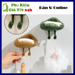 Khay/kệ đựng xà phòng hình đám mây,không khuôn đục,treo tường phòng tắm,bếp,hộp xà phòng đa năng có móc treo