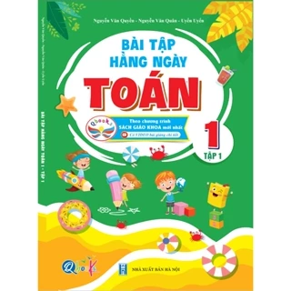 Sách - Bài Tập Hằng Ngày Toán Lớp 1 - Tập 1 - Cánh Diều