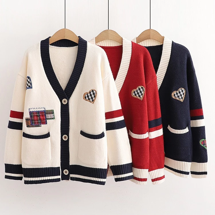 Áo len nữ thu đông - Áo khoác len cardigan cài cúc, có túi hai bên - LyLy Shop