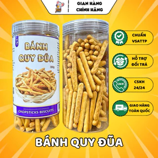 Bánh Quy Đũa Bơ Sữa Giòn Tan - Lon 250g - Đồ Ăn Vặt