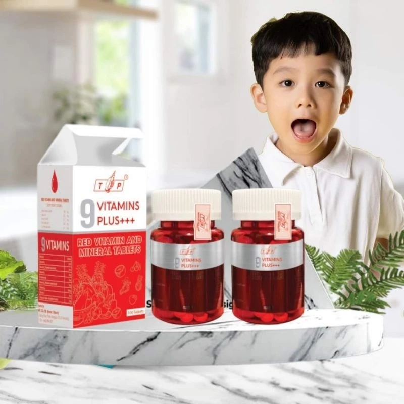 [ Mẫu mới cao cấp ] 9 Vitamin Tăng Cân TP Thái Lan PLUS +++ ( Có check mã vạch sản phẩm chính hãng )