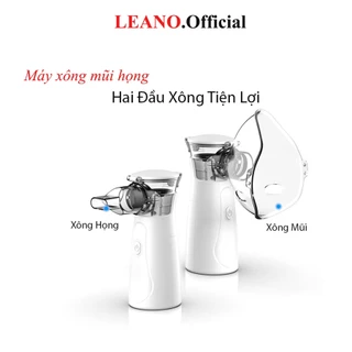 Máy xông mũi họng khí dung LEANO 2 trong 1 công nghệ nhật bản