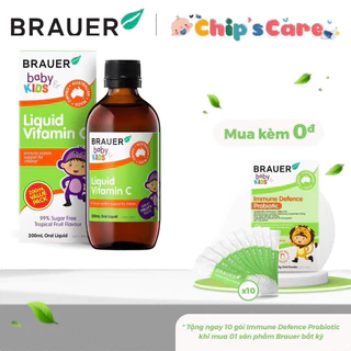 Brauer Liquid Vitamin C cho trẻ từ 1 tuổi (100ml) date 2025