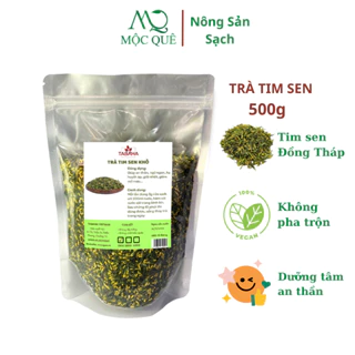 Trà tim sen khô Mộc Quê 200g - 500g thanh nhiệt, ngủ ngon