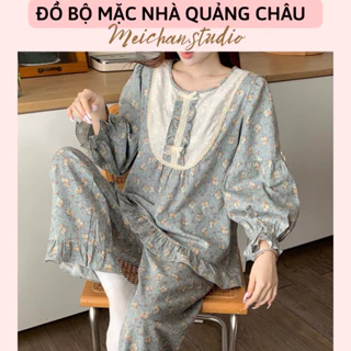 [ QCCC HÀNG LOẠI 1 ] Đồ Ngủ Tiểu Thư Style Hàn Quốc - Đồ Bộ Nữ Mặc Nhà Công Chúa Ulzzang