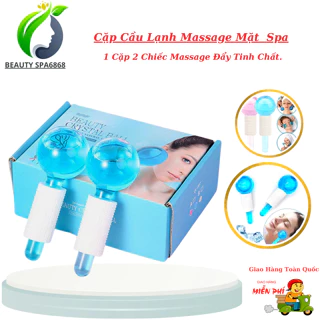 Quả Cầu Lạnh Massage Mặt Căp Cầu Lạnh | Đẩy Tinh Chất Cho Da,