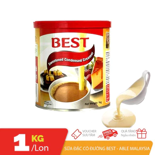 [Date mới nhất] 1 thùng sữa đặc Best Albe Farm 24 lon 1kg - NK Malaysia