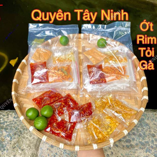 Bánh Tráng Phơi Sương Ớt Rim Tỏi Gà/ Hành Gà