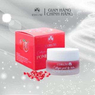 Ủ Môi, Son Dưỡng Hồng Môi Collagen Lựu Đỏ Coruxi, ngừa thâm khô nứt nẻ môi, làm mềm mịn và căng mọng làn môi Chính Hãng