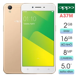 Điện thoại Oppo A37 RAM 2GB bộ nhớ 16GB - tặng ốp lưng, sạc