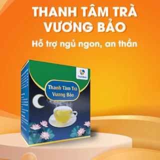 Thanh Tâm Trà Vương Bảo - Trà thảo dược hỗ trợ ngủ ngon, an thần - Hộp 10 gói