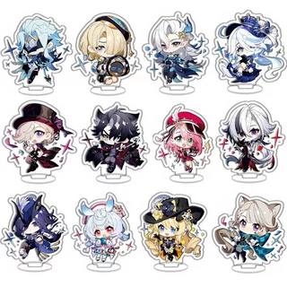 (8CM) Mô hình standee GENSHIN IMPACT ver FONTAINE mica acrylic anime chibi trang trí góc làm việc